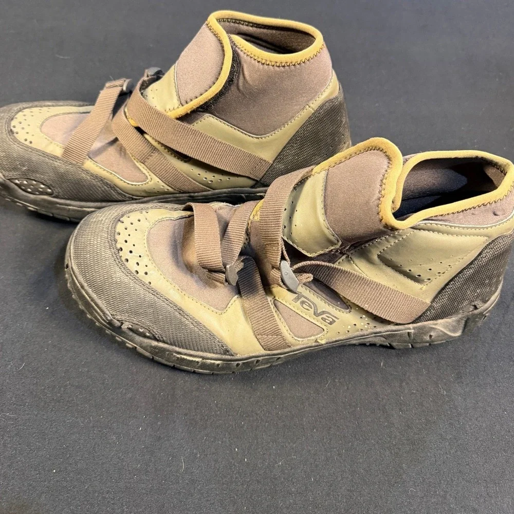 Teva Men's Olive Green Tan Revive '94 Mid Hiking Water Shoes Mens 11 Gorpcore - Picture 4 of 10